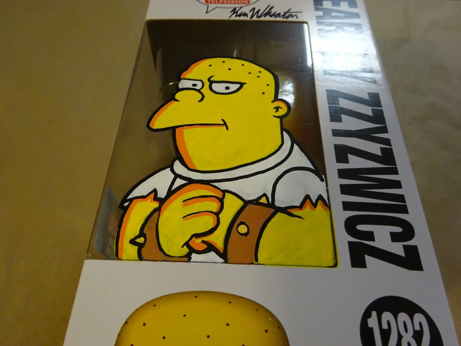 Ken Wheaton — Ken Wheaton Signed & Sketched The Simpsons Kearney Zzyzwicz Funko Pop JSA COA, изображение 5