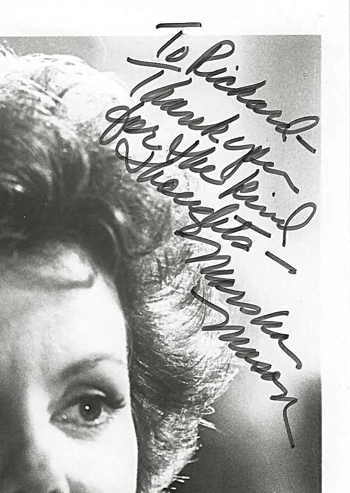 MARSHA MASON — MARSHA MASON HAND SIGNED PHOTO ACTRESS 1973 'CINDERELLA LIBERTY BLACK WHITE 8x10, image 2