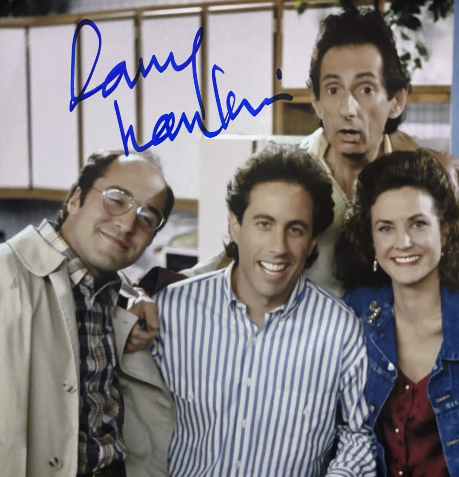 Larry Hankin — Larry HANKIN Seinfeld Signed 8x10 Photo! ACTOR! Jerry KRAMER TOM PEPPER W/COA, изображение 2