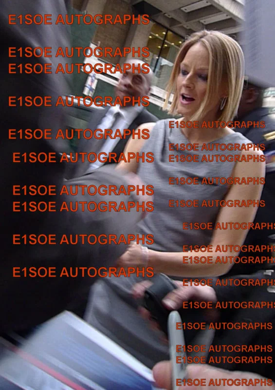 Jodie Foster, John Lithgow — Jodie Foster & John Lithgow signed 11x17 Mesmerized poster. Exact photo proof, image 3