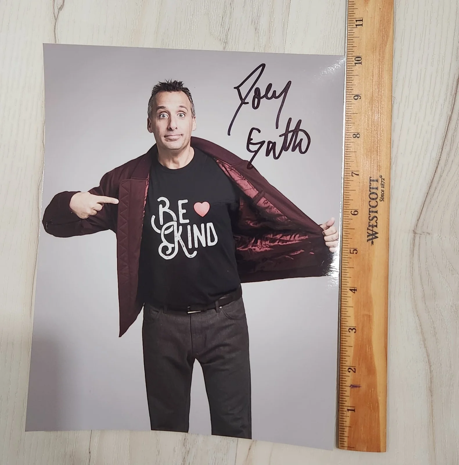 JOE GATTO — Impractical Jokers Joe Gatto Celebrity Autograph Photo 8x10, изображение 2