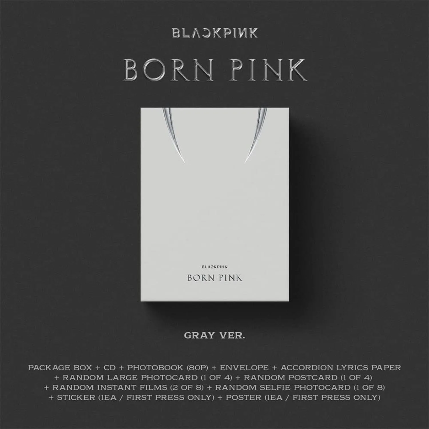 DREAMUS BORNPINK 2nd ALBUM [BORN PINK] BOX SET [GRAY ver.] + Pre-order Folded..., изображение 2