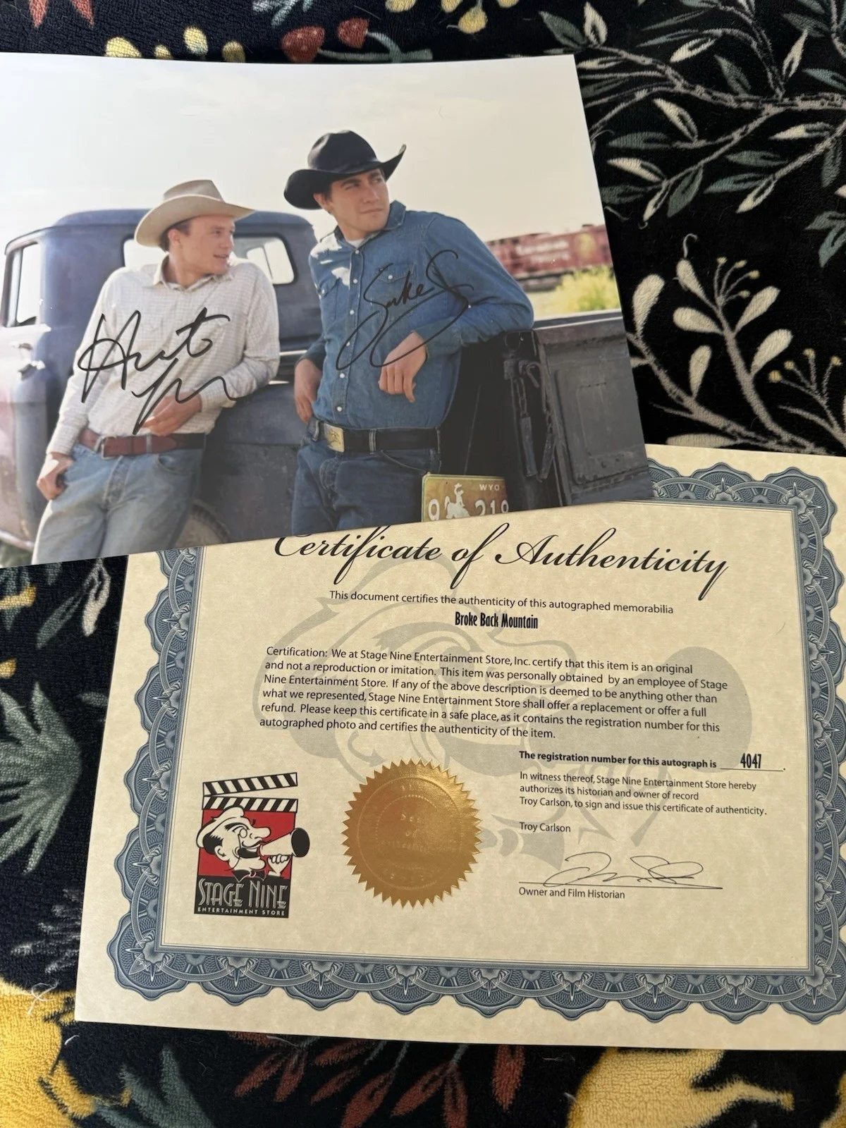 Brokeback Mountain duo Autograph - Heath Ledger, Jake Gyllenhaal, изображение 2