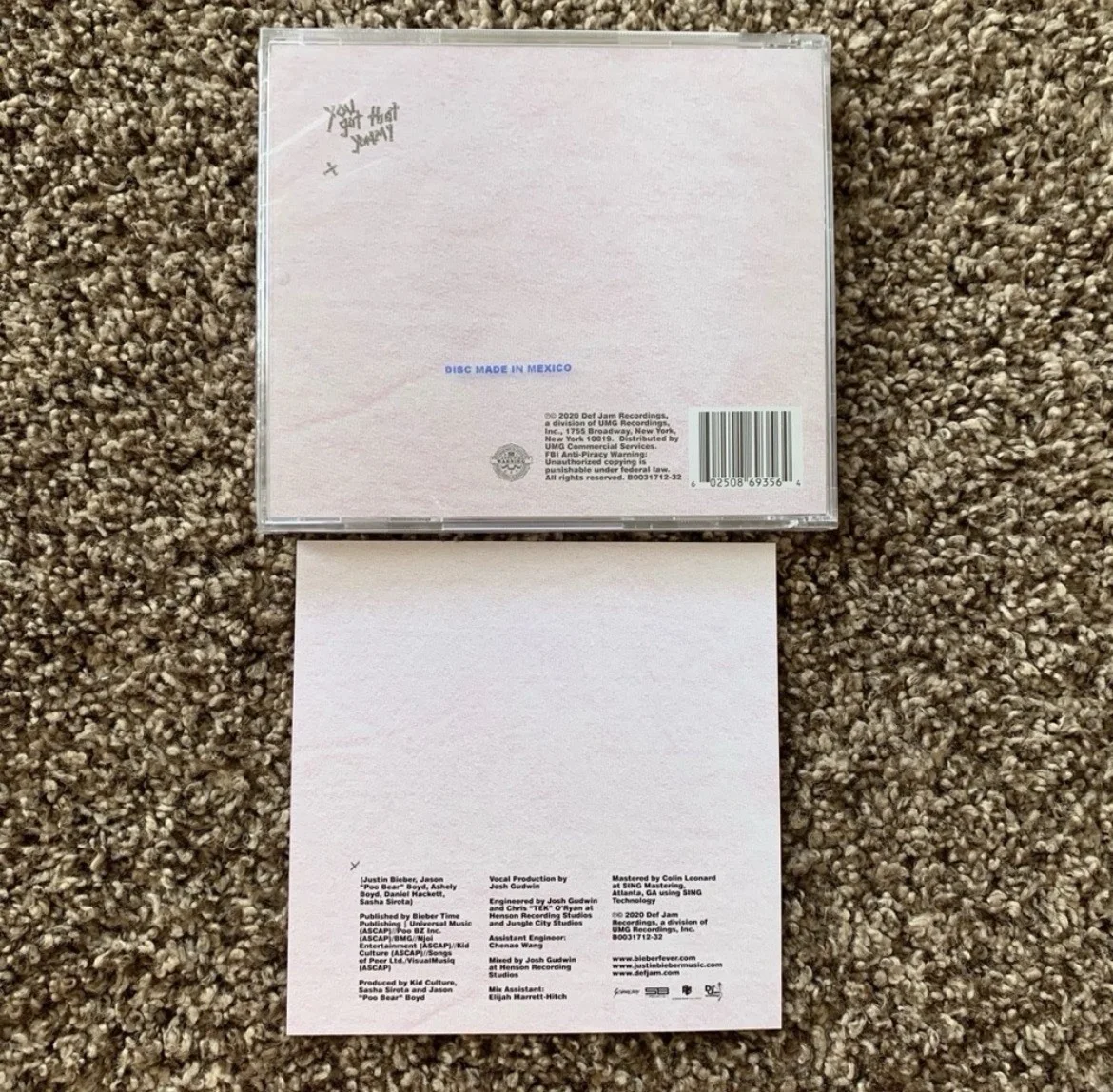 NEW Justin Bieber Yummy Signed CD - In Hand, Ready to Ship!, image 2