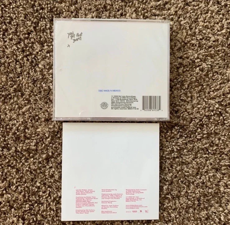 NEW Justin Bieber Yummy Signed CD - In Hand, Ready to Ship!, image 2