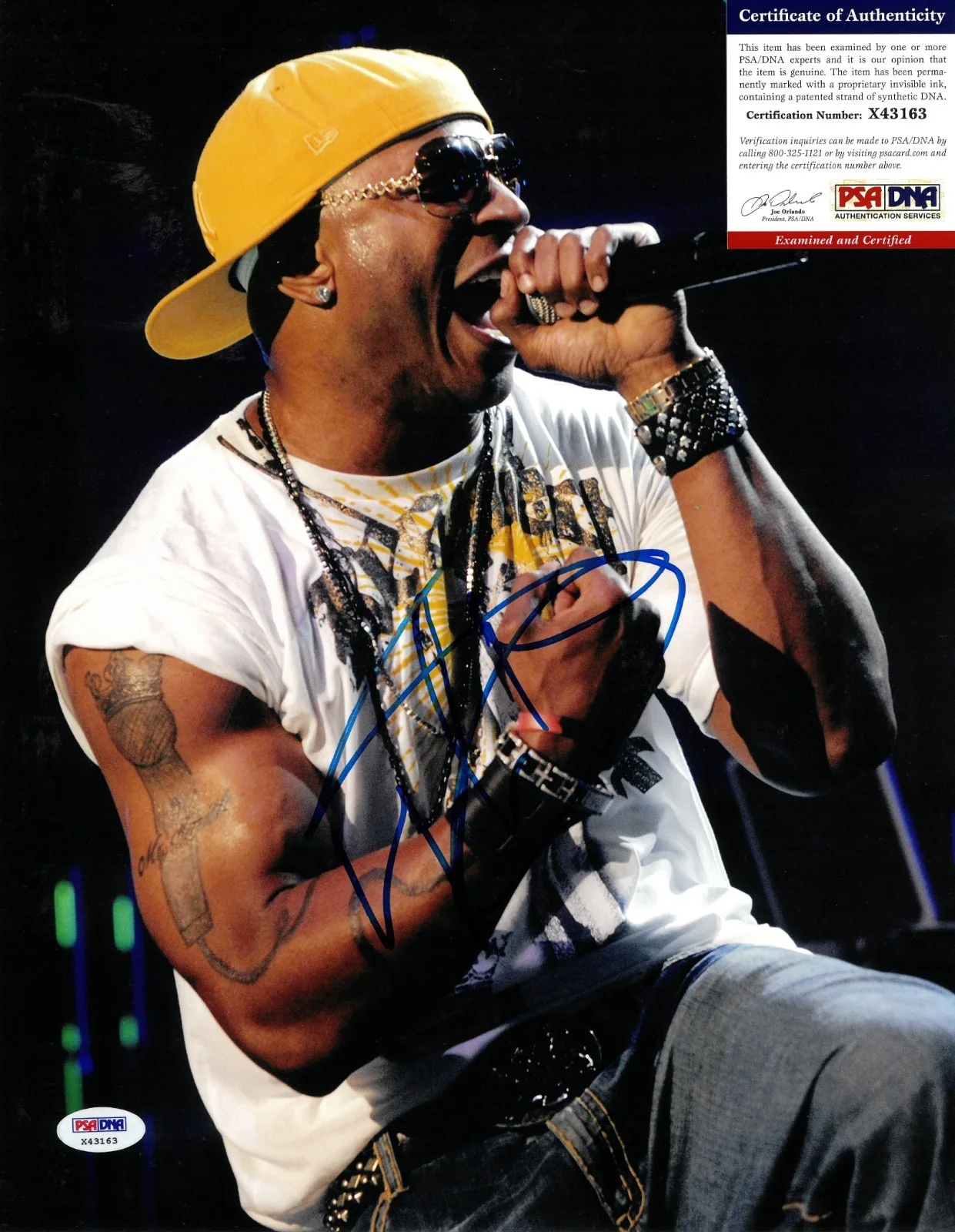 LL Cool J PSA/DNA COA Signed 11x14 Photo Autographed, image 2