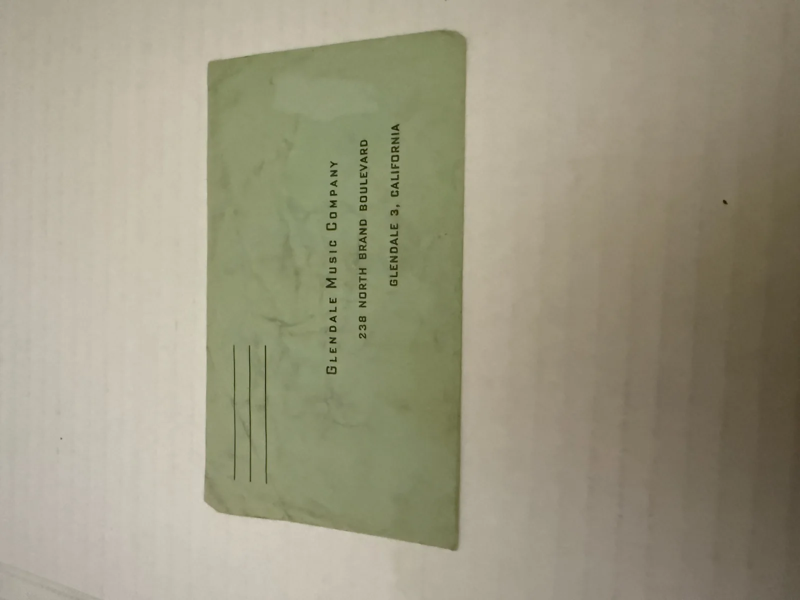 Percy Kilbride PA Kettle — Vintage Percy Kilbride PA Kettle Autographed Envelope, image 2