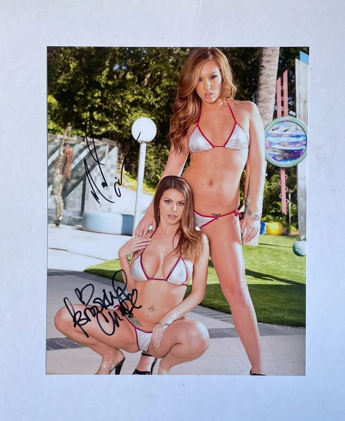 Brooklyn Chase — Brooklyn Chase Maddie O’reilly hand signed 8x10 photo Adult star