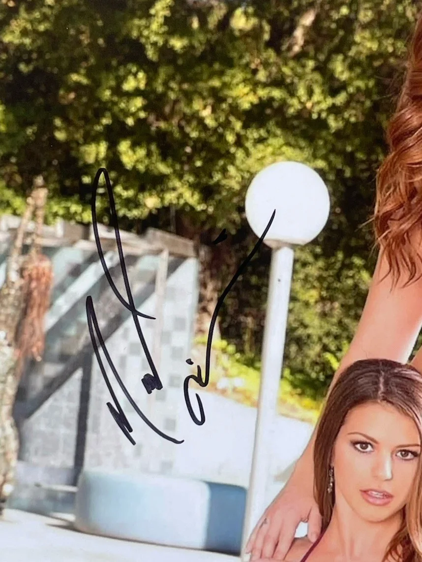 Brooklyn Chase — Brooklyn Chase Maddie O’reilly hand signed 8x10 photo Adult star, изображение 2