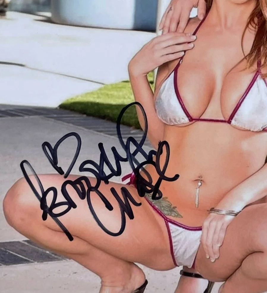 Brooklyn Chase — Brooklyn Chase Maddie O’reilly hand signed 8x10 photo Adult star, изображение 3