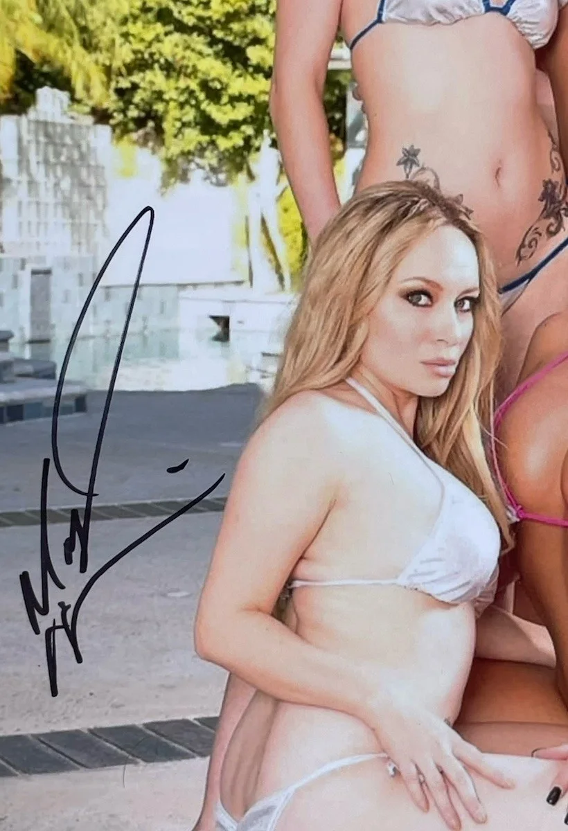 Brooklyn Chase — Brooklyn Chase Maddie O’reilly Phoenix Marie hand signed 8x10 photo Adult star, изображение 2