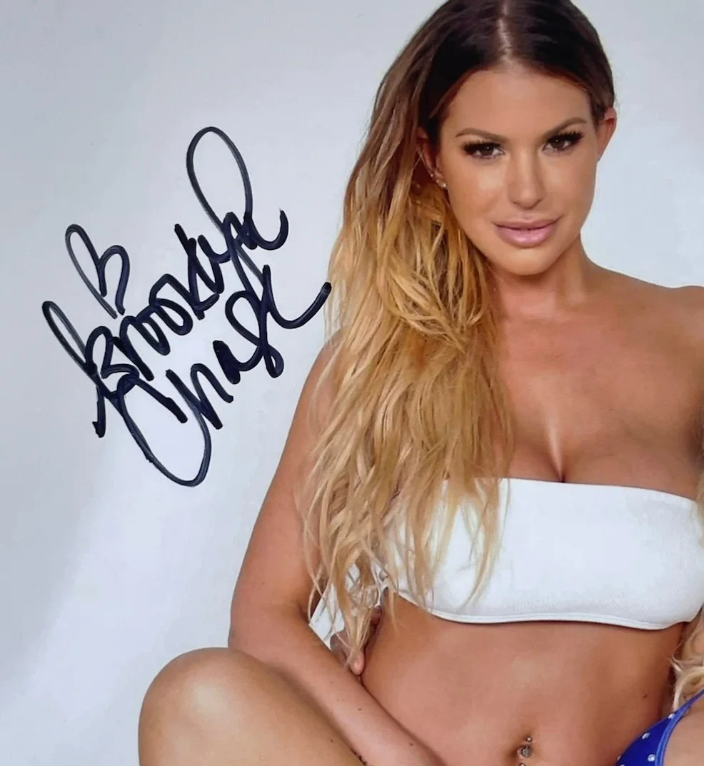 Brooklyn Chase — Brooklyn Chase Kenzie Taylor hand signed 8x10 photo Adult star, изображение 2