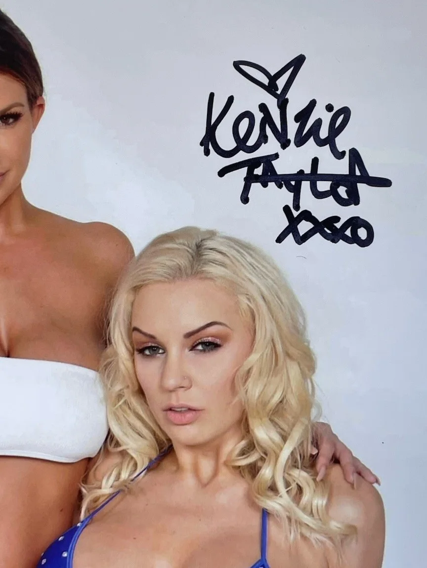 Brooklyn Chase — Brooklyn Chase Kenzie Taylor hand signed 8x10 photo Adult star, изображение 3