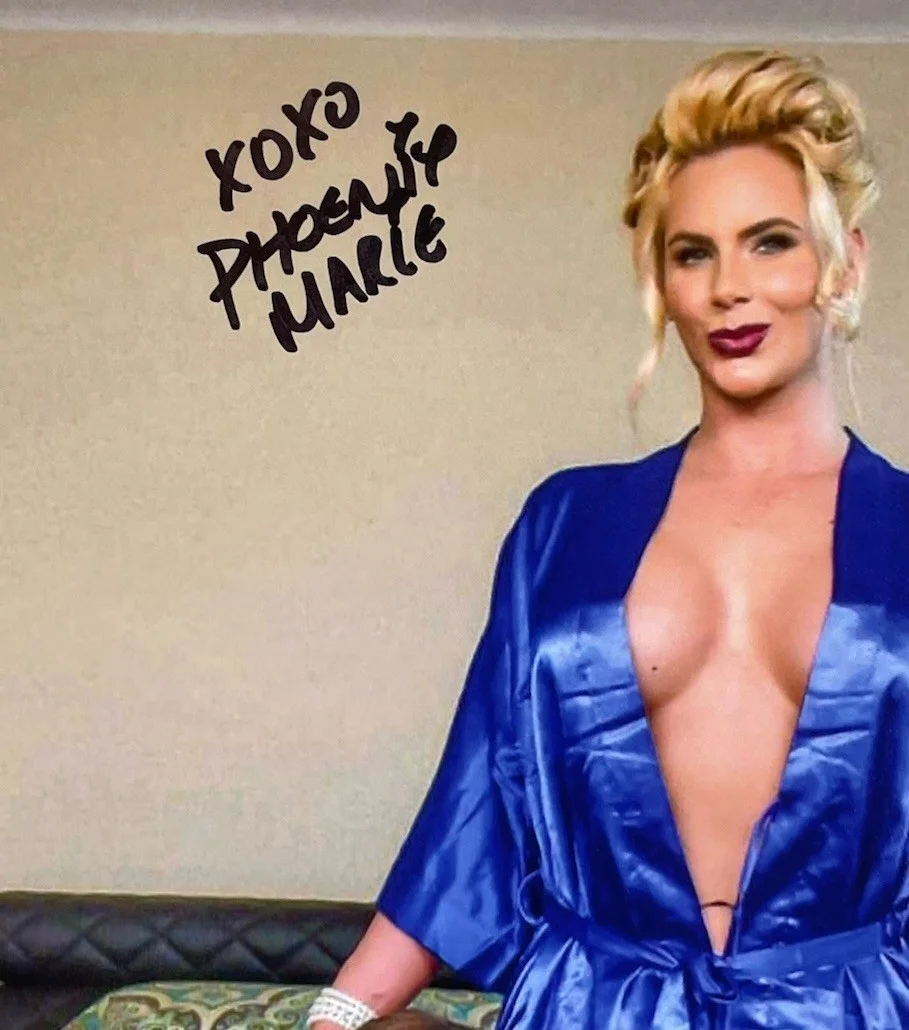 Phoenix Marie — Phoenix Marie Piper Perri hand signed 8x10 photo Adult star, изображение 2