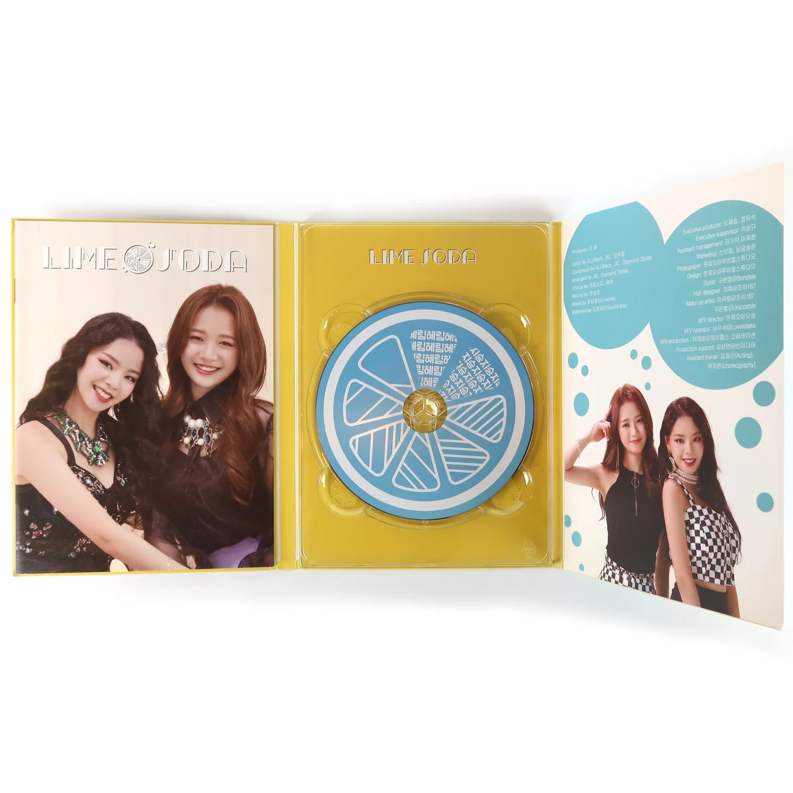 Limesoda - All Eyez On Me 2nd Single Signed CD Album Promo K-Pop 2018, изображение 3