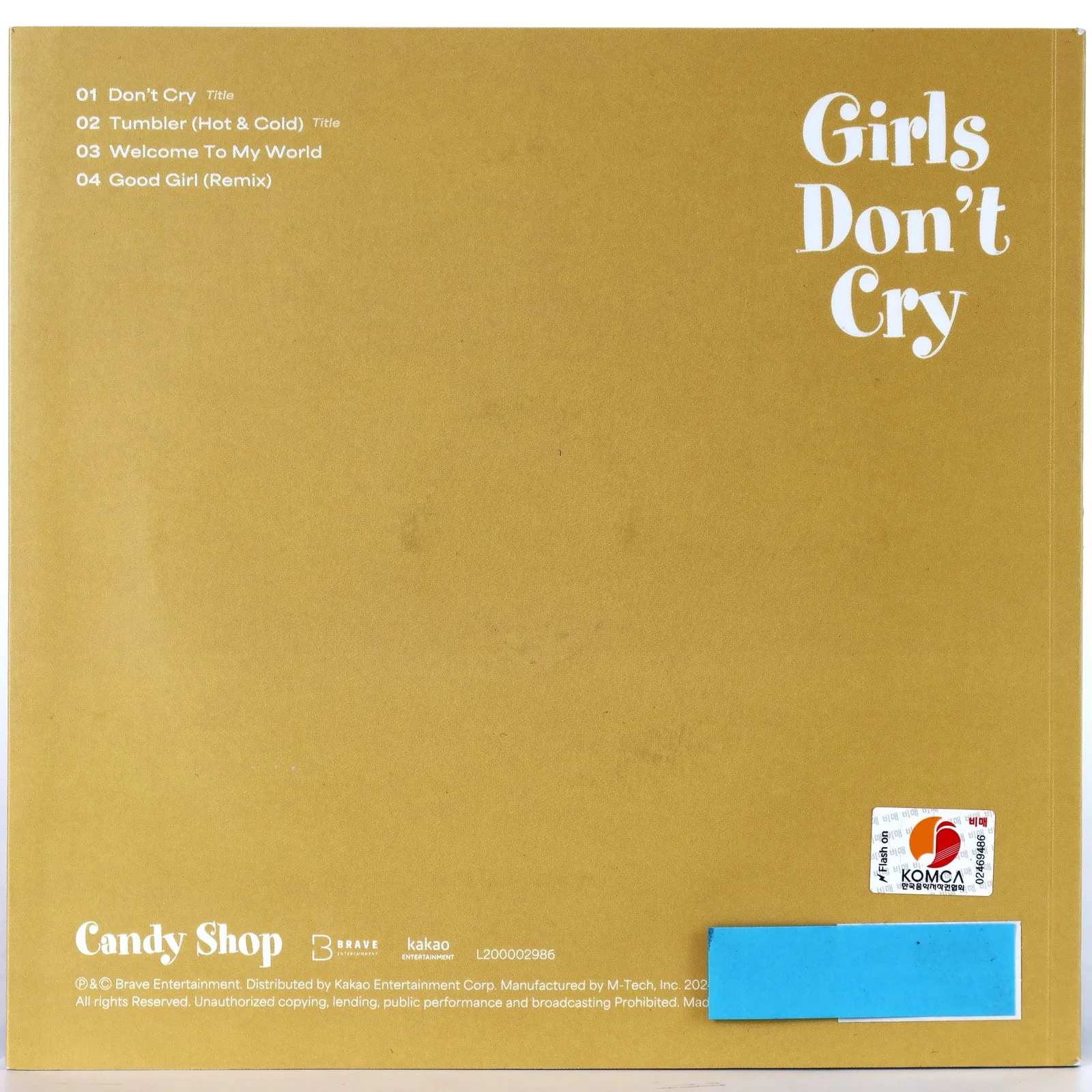 Candy Shop - Girls Don't Cry 2nd Mini Album Signed Autographed CD Promo 2024, изображение 3