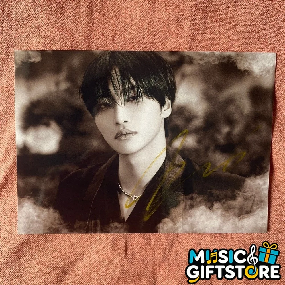 ATEEZ Seonghwa Autographed Photo Golden Hour Part4 4*6 K-POP Collection 2026 #MU, изображение 3