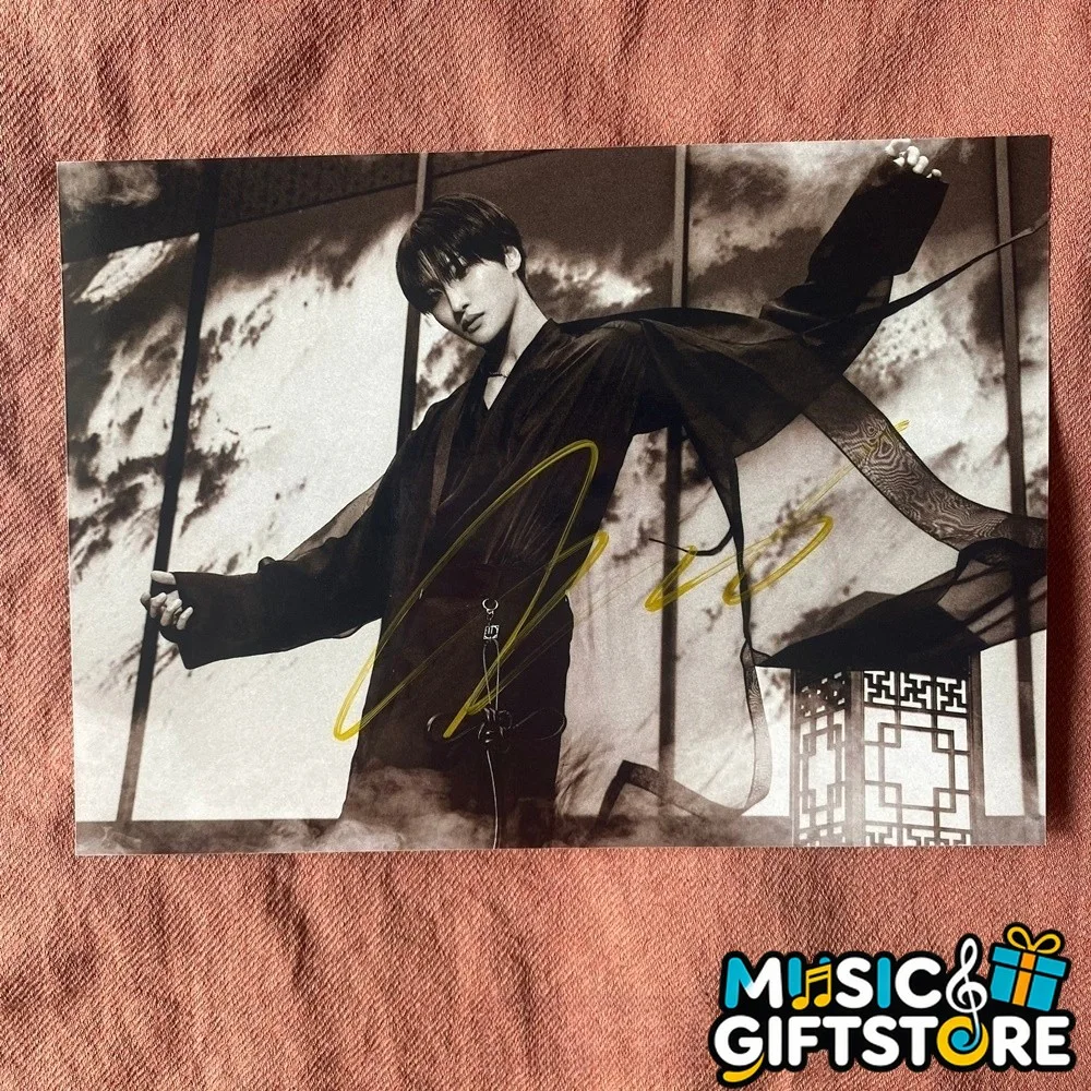 ATEEZ Seonghwa Autographed Photo Golden Hour Part4 4*6 K-POP Collection 2026 #MU, изображение 4