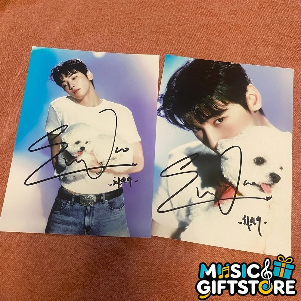 ASTRO Cha EunWoo Autographed Photo ELSE Autographs K-POP Collectibles 2026C #MUG, изображение 2