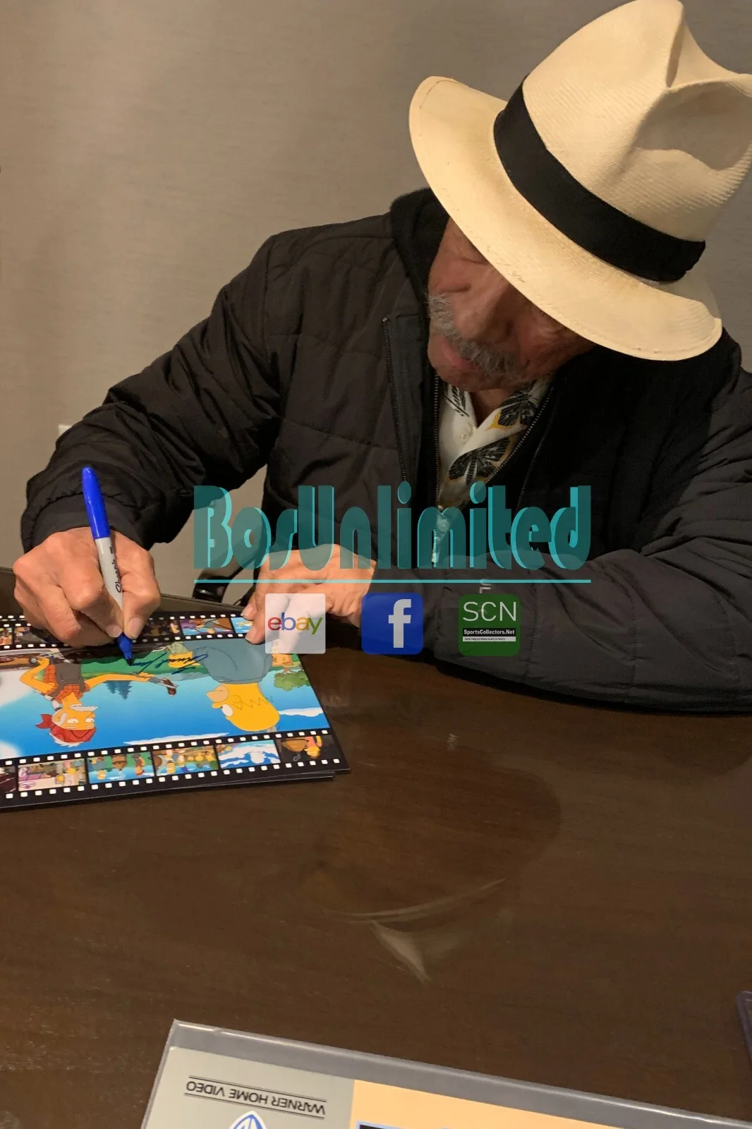 Edward James Olmos — Edward James Olmos SIGNED The Simpsons 8x10 Photo EXACT PROOF JSA COA A, изображение 3