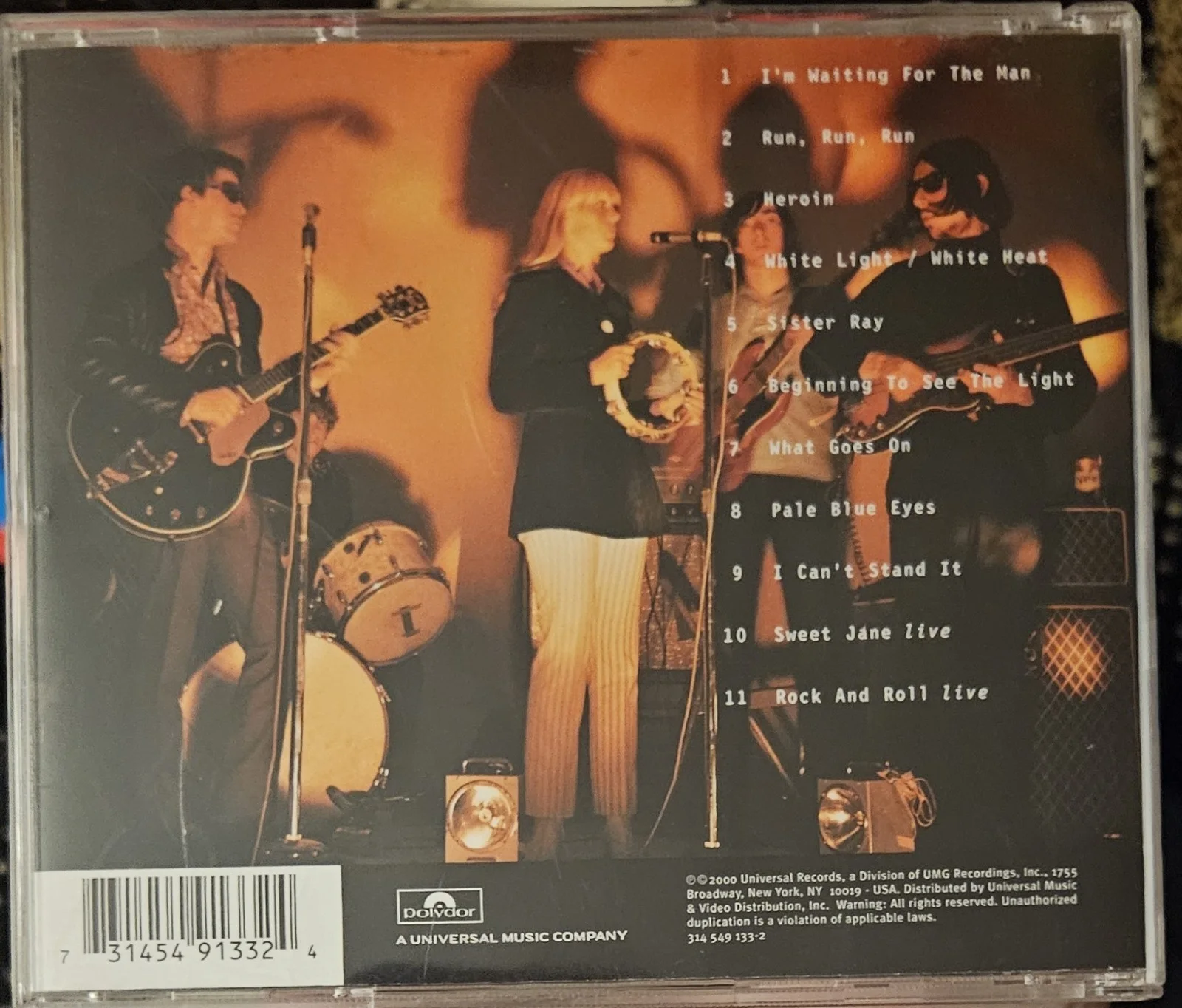 Moe Tucker Velvet Underground Autographed Cd, image 2
