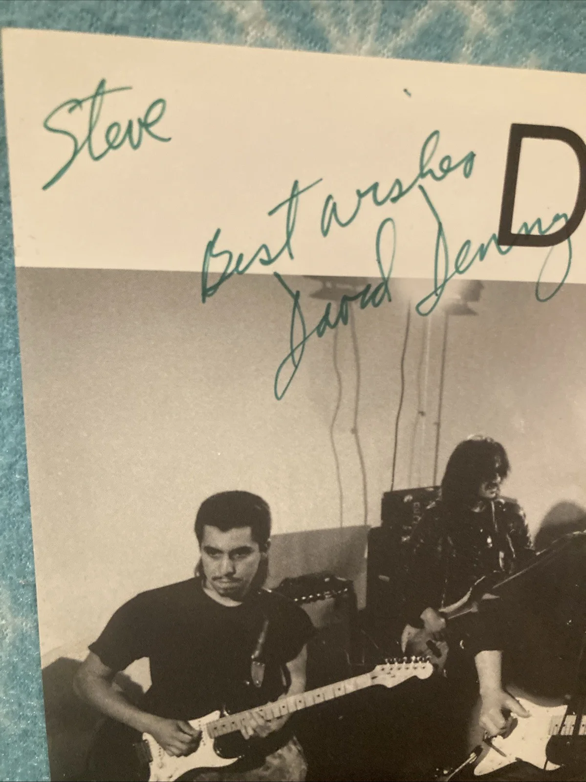 Diesel Harmonics PRESS PHOTO AUTOGRAPH SIGNED by David Denny ( 1993), image 2