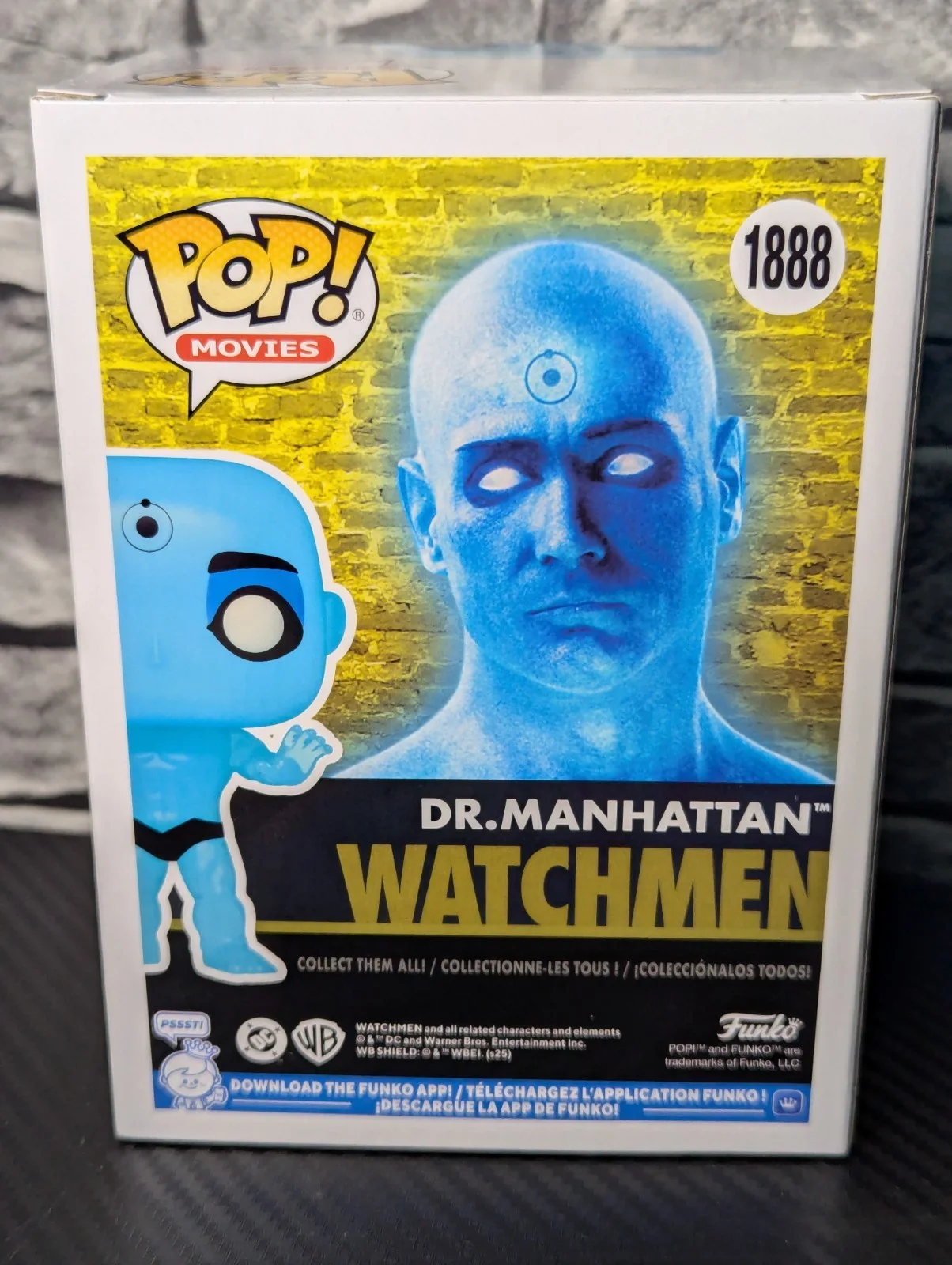 Watchmen Funko Pop! – Dr. Manhattan #1888 Signed by Billy Crudup, изображение 3