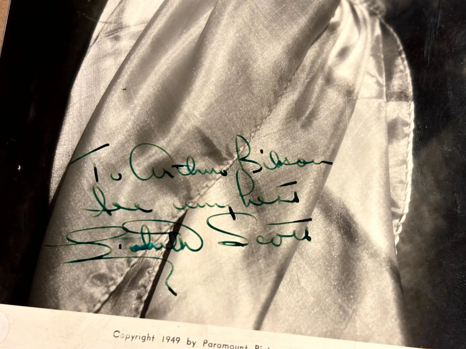 Lizabeth Scott Rare Very Early Autographed 8/10 '49 Too Late For Tears, изображение 5