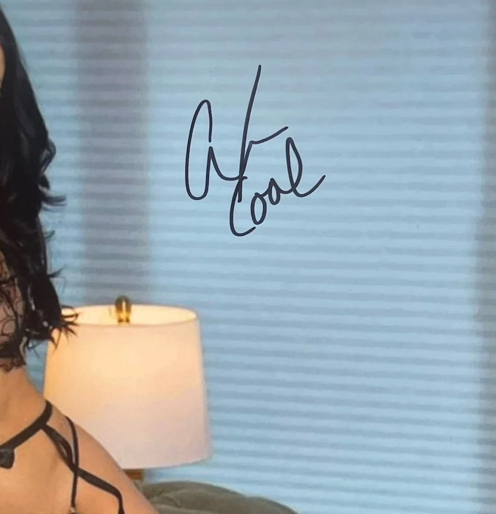 Alex Coal — Alex Coal hand signed authentic 8x10 photo Adult star, image 2