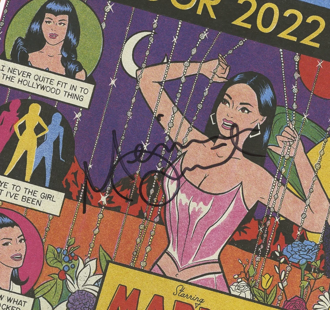 Marina Diamandis autographed gig poster, image 2