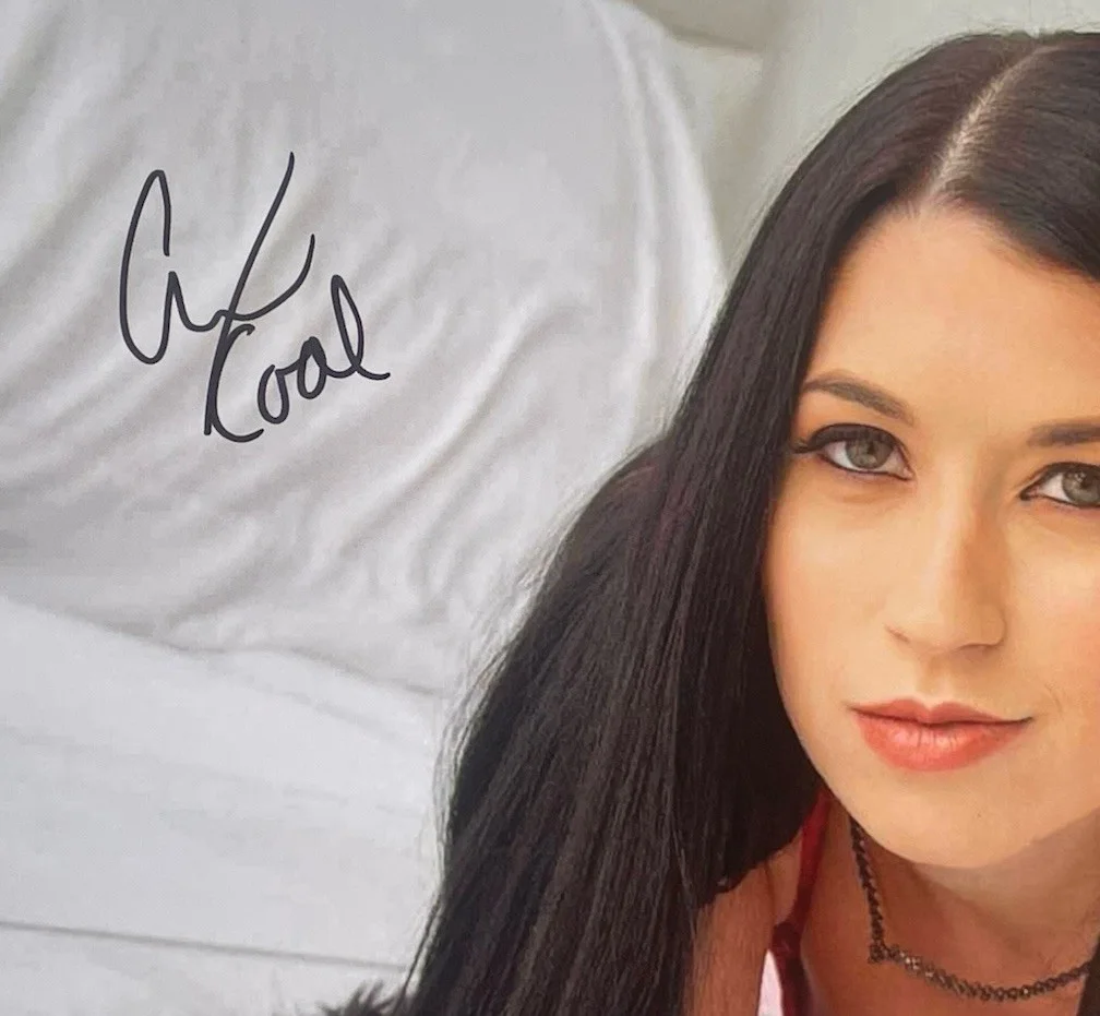 Alex Coal — Alex Coal hand signed authentic 8x10 photo Adult star, изображение 2