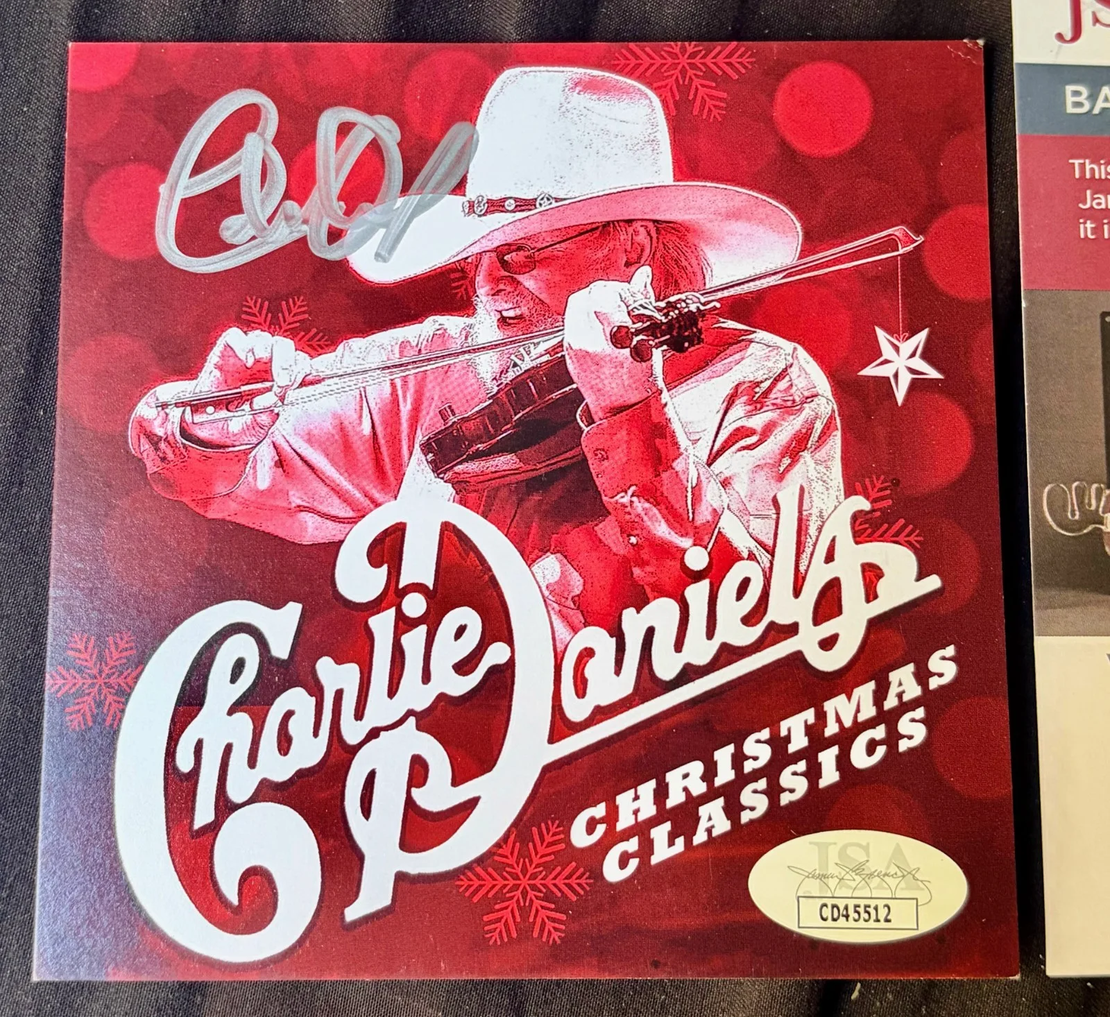 Charlie Daniels Christmas Classics Signed CD - JSA AUTHENTICATED - RARE - RIP, image 2
