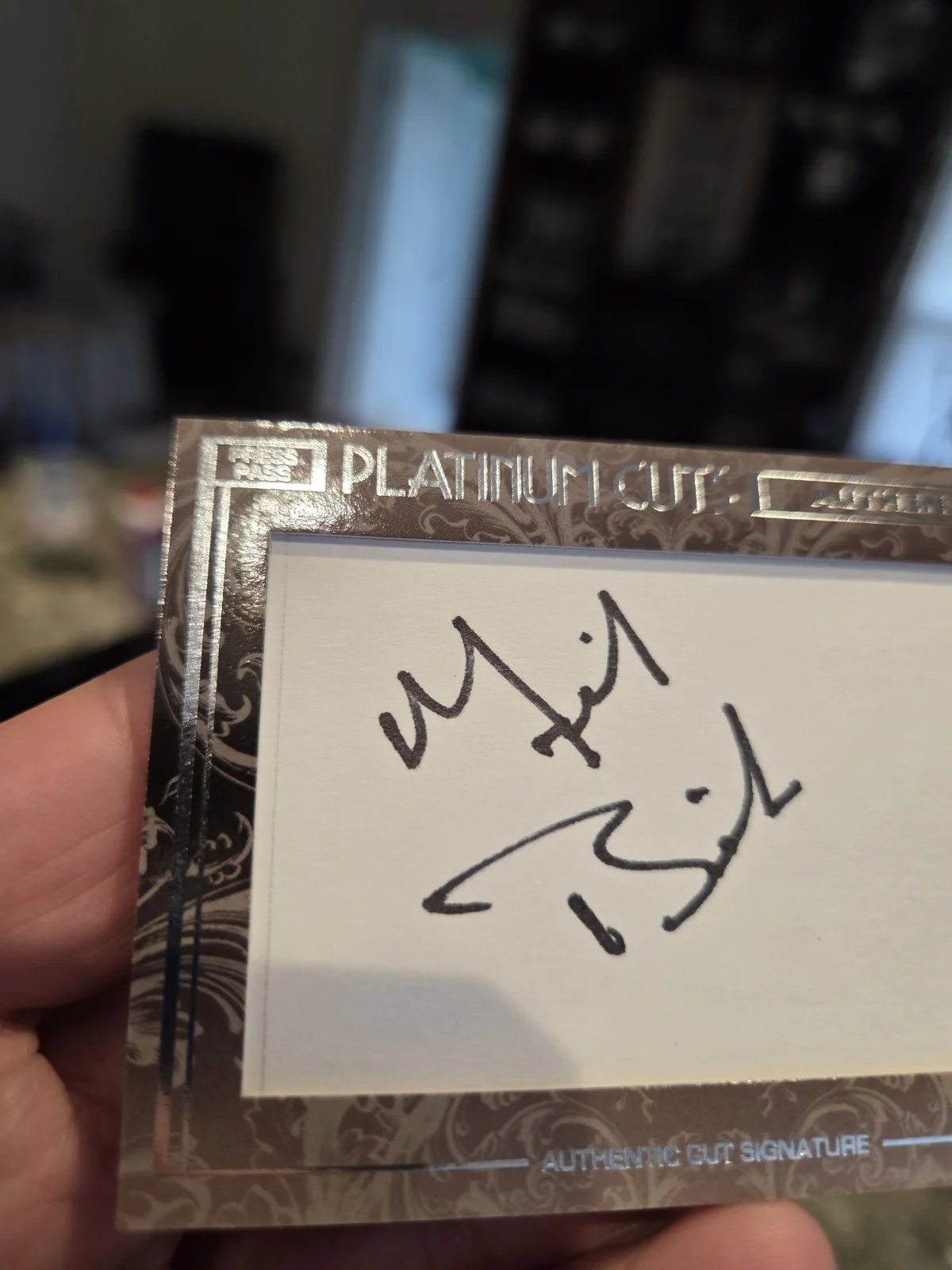 2012 🔥 MICHAEL BIEHN 💥 1/1 💥 AUTOGRAPH ✨️ TOMBSTONE 🪦 POP CENTURY PRESS PASS, image 2