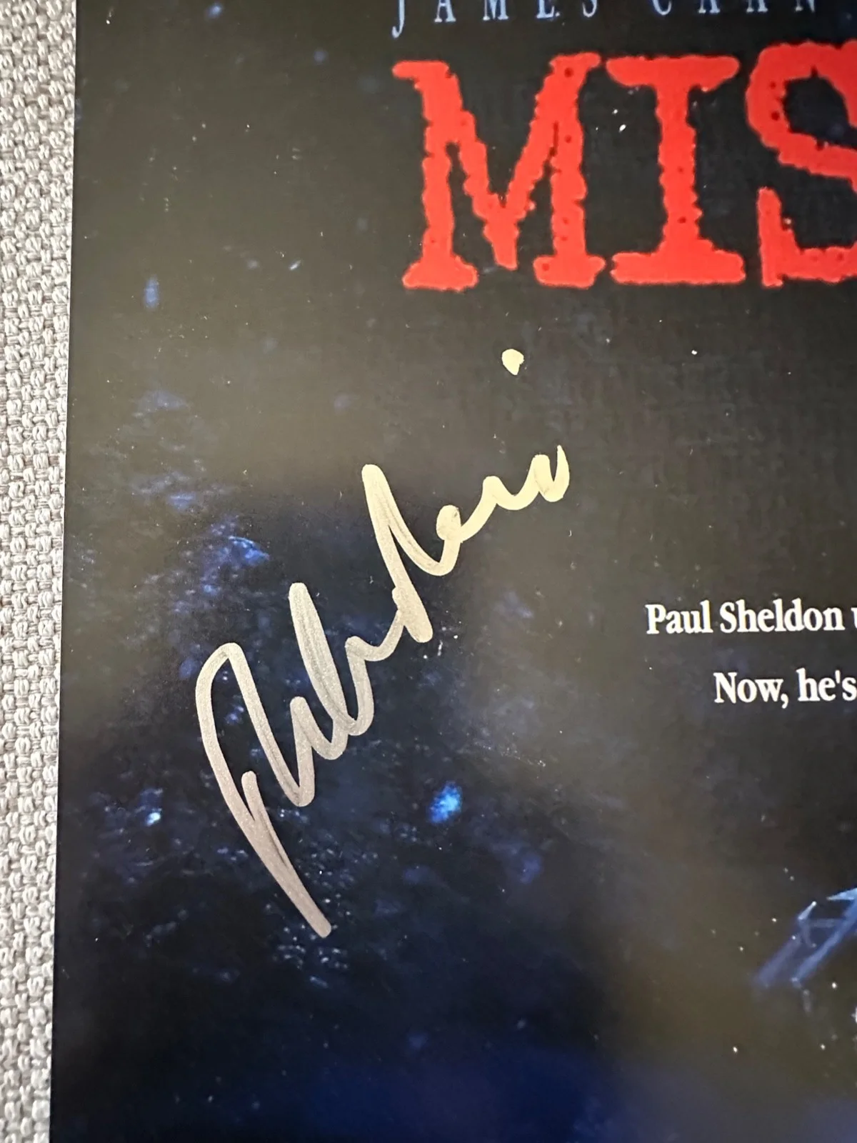 Rob Reiner — Rob Reiner Signed Misery Movie Poster 12x18 Beckett BAS, PLEASE READ AD!, изображение 3