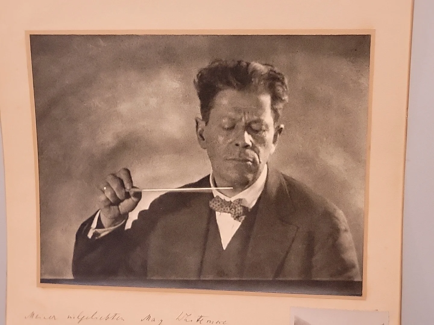 1932 Egon Pollak Czech Conductor Signed Photo Orchestra Opera Autograph Musician, изображение 3