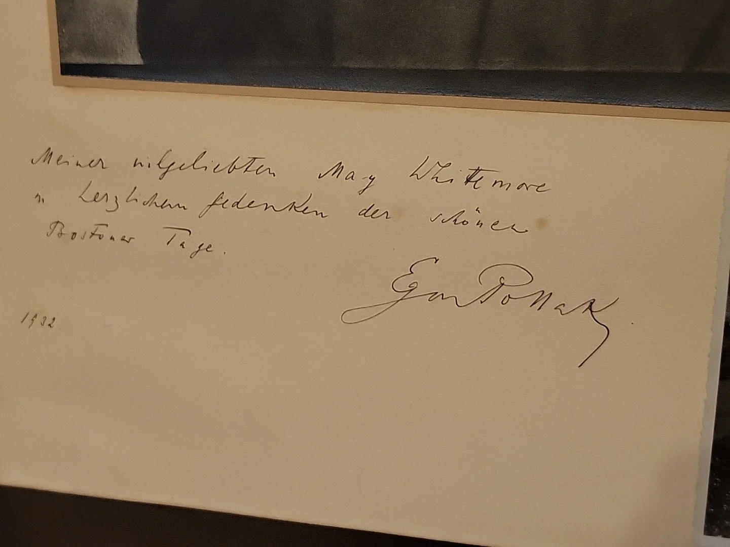 1932 Egon Pollak Czech Conductor Signed Photo Orchestra Opera Autograph Musician, изображение 5