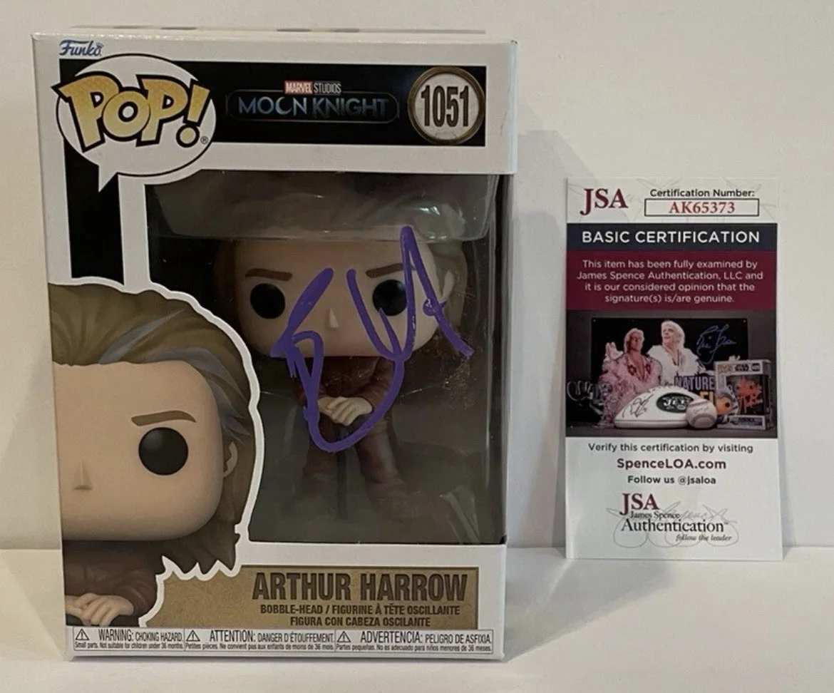 Ethan Hawke — Ethan Hawke Signed Autographed Funko Pop Arthur Harrow 1051 JSA COA Proof, image 2