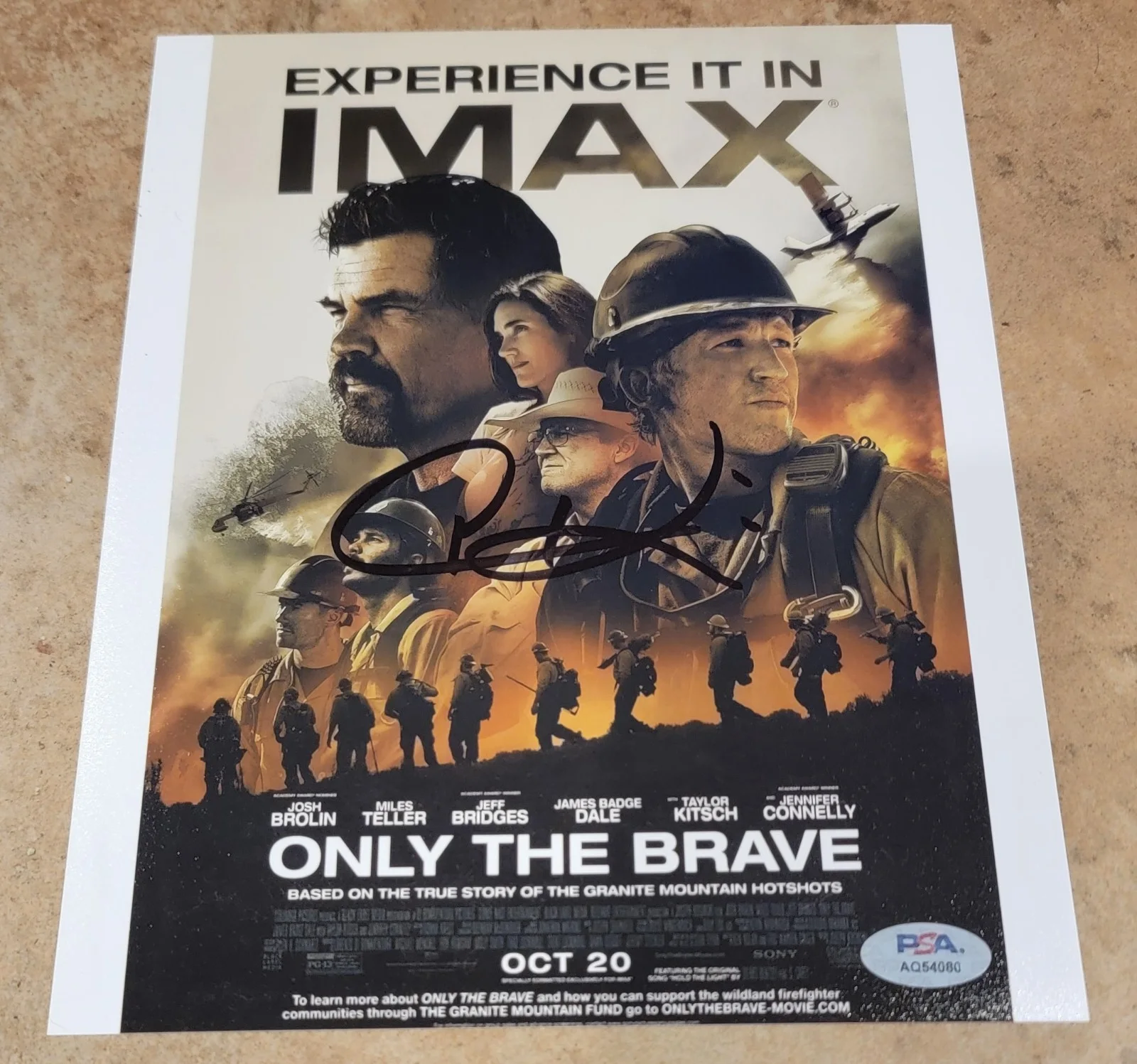 Joseph Kosinski — Joseph Kosinski signed 8x10 photo PSA DNA autograph Only The Brave *4080