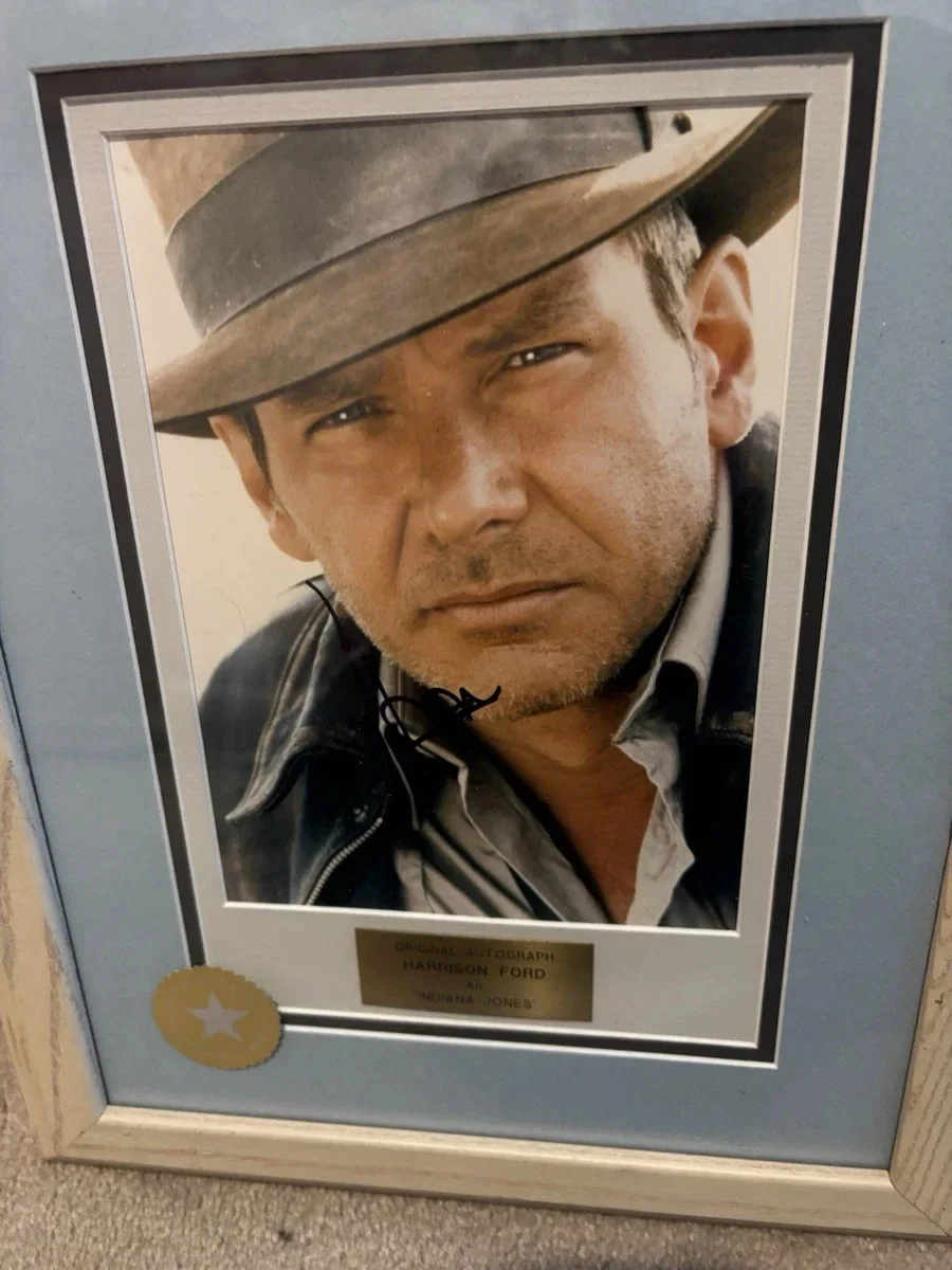 Harrison Ford — Harrison Ford Indiana Jones Signed Autograph Photo Poster Raiders Temple Crusade