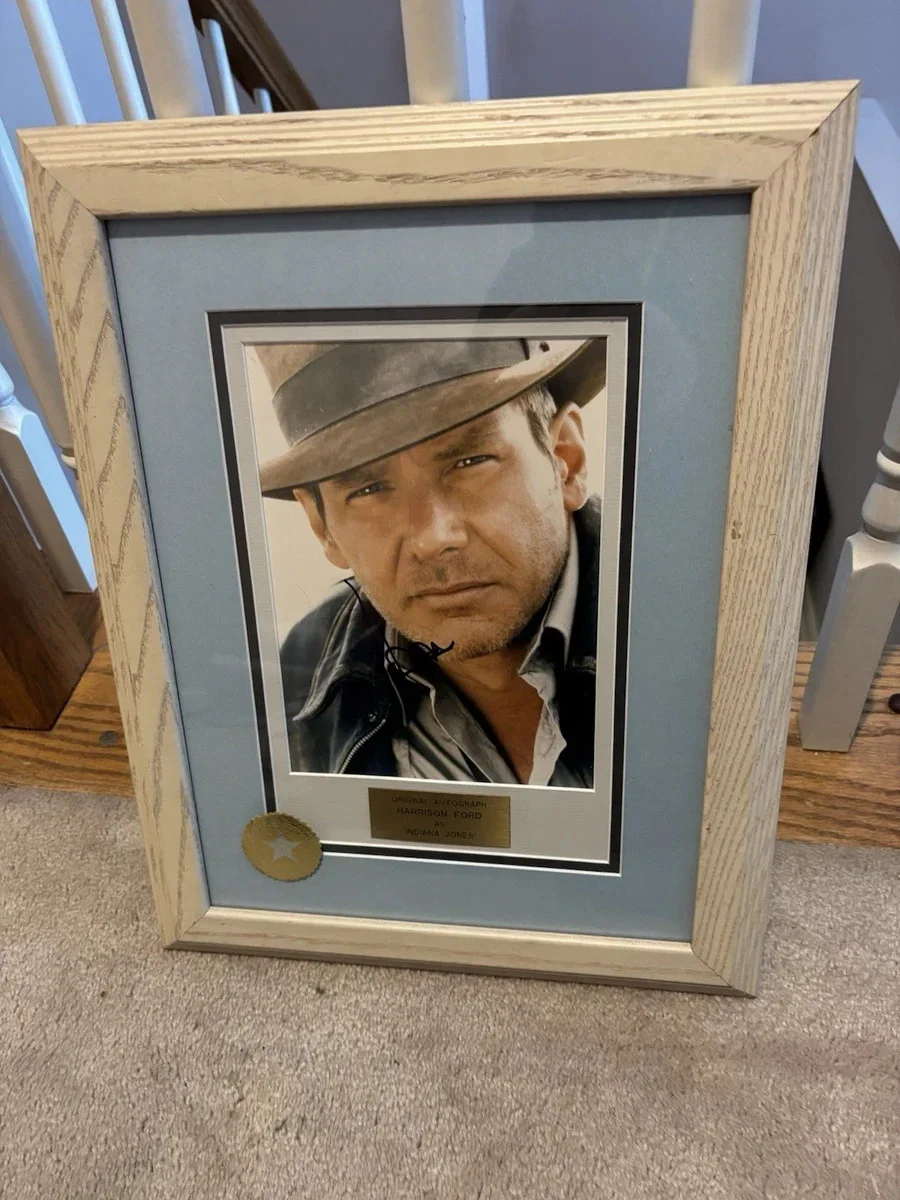 Harrison Ford — Harrison Ford Indiana Jones Signed Autograph Photo Poster Raiders Temple Crusade, изображение 2