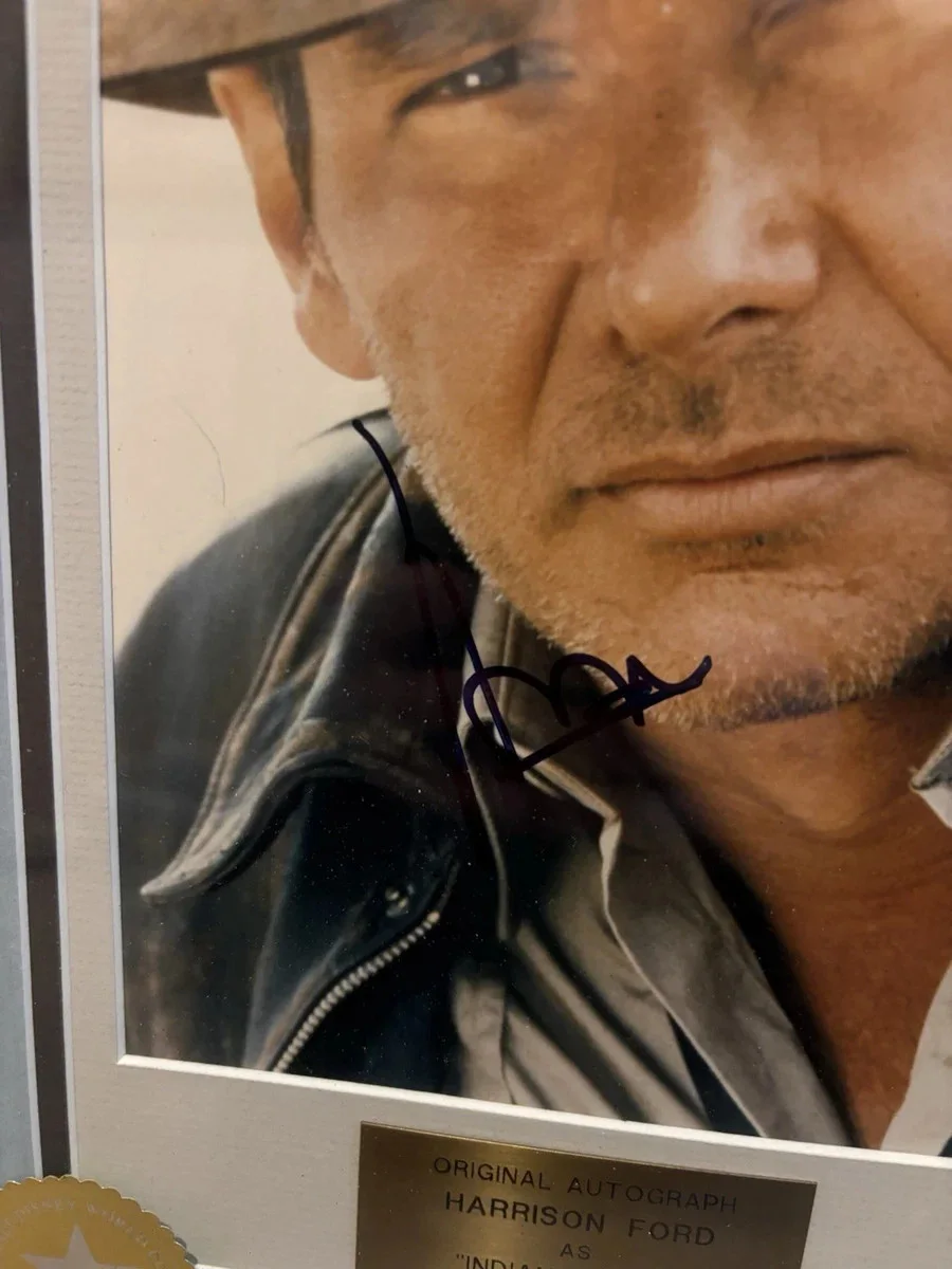 Harrison Ford — Harrison Ford Indiana Jones Signed Autograph Photo Poster Raiders Temple Crusade, изображение 3