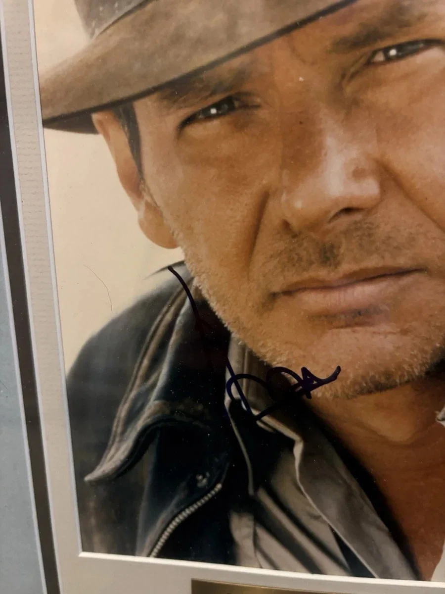 Harrison Ford — Harrison Ford Indiana Jones Signed Autograph Photo Poster Raiders Temple Crusade, изображение 5