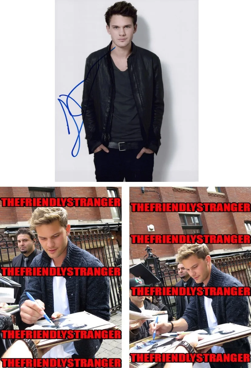 JEREMY IRVINE — Jeremy Irvine signed Autographed 8x10 Photo RETURN TO SILENT HILL Hot SEXY c COA