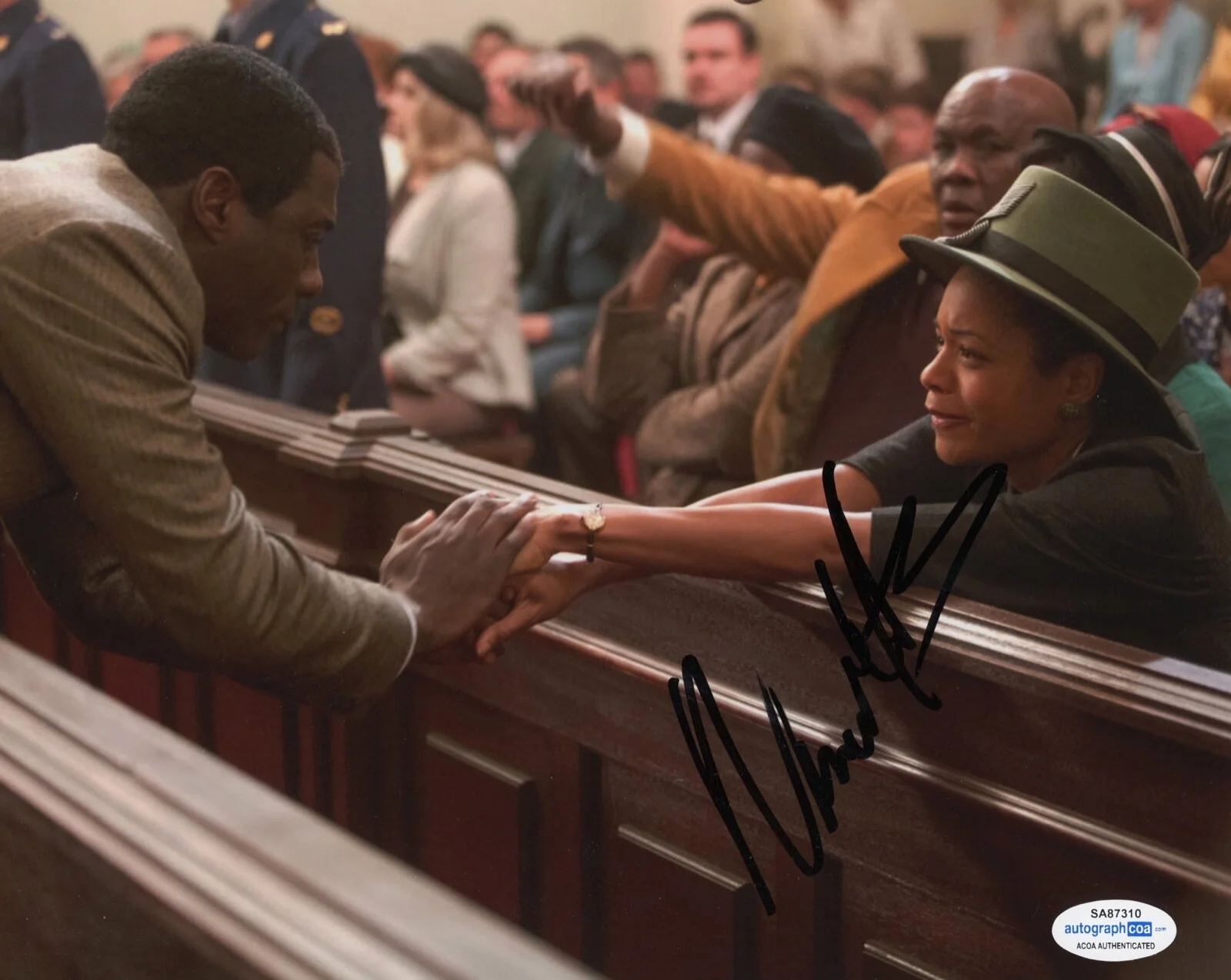 Naomie Harris — Naomie Harris signed "MANDELA" 8X10 Photo PROOF b SPECTRE Bond 007 ACOA COA, изображение 3