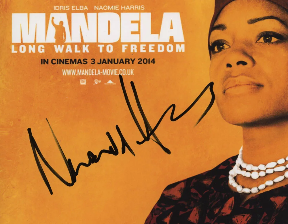 Naomie Harris — Naomie Harris signed "MANDELA" 8x10 Photo PROOF a SPECTRE Bond 007 ACOA COA, изображение 4