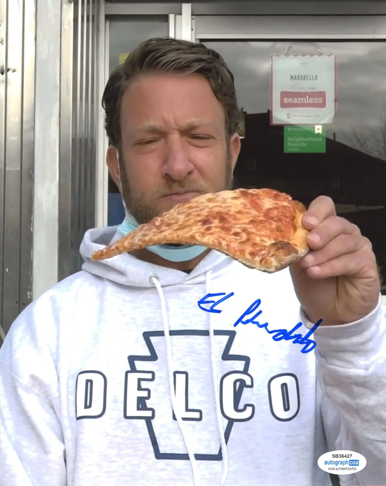 DAVE PORTNOY — Dave Portnoy signed 8x10 Photo BARSTOOL SPORTS e "EL PRES" Full Graph ACOA COA, image 3