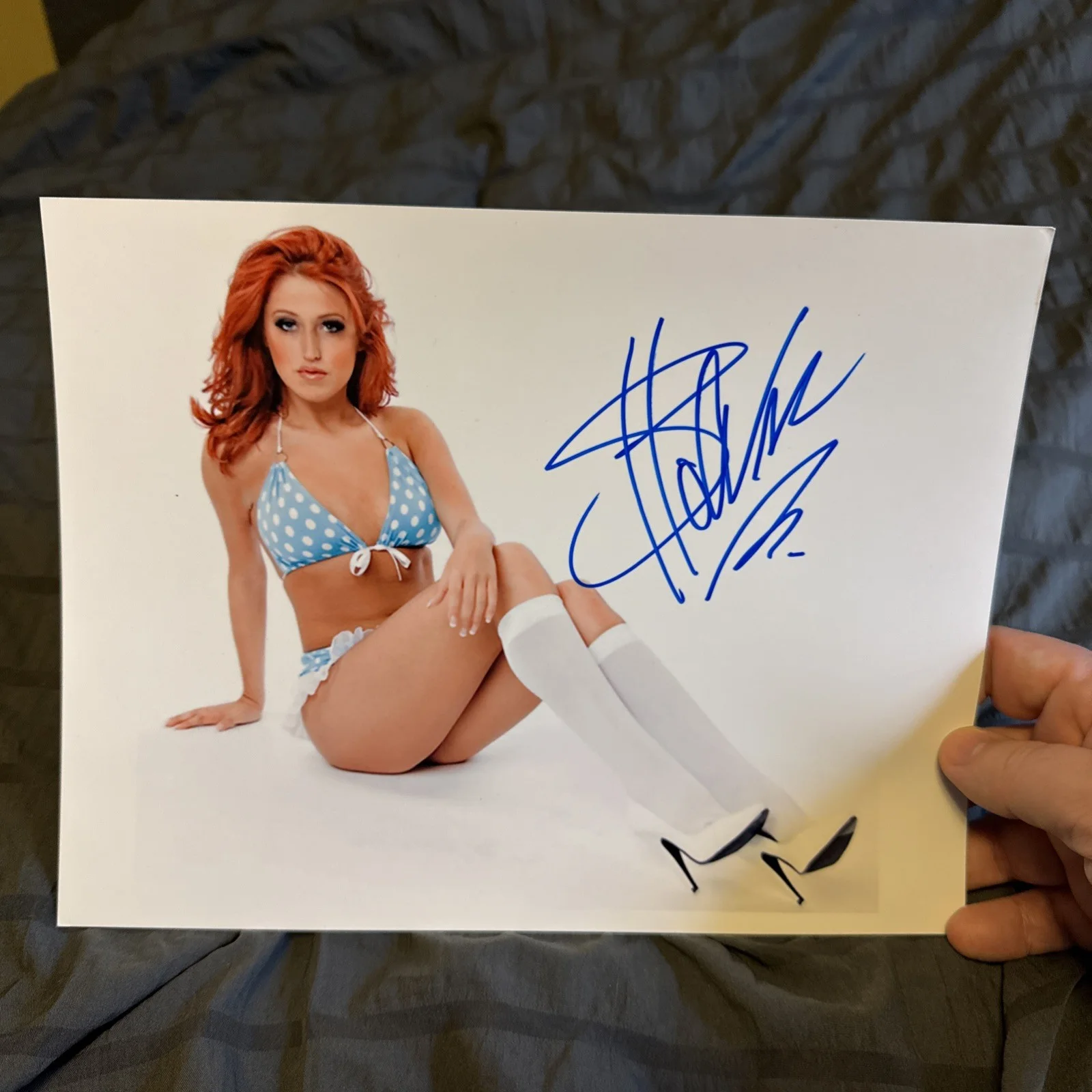 SO CAL VAL — SO CAL VAL TNA WWE Hand Signed Autograph Landscaped Photo, image 2