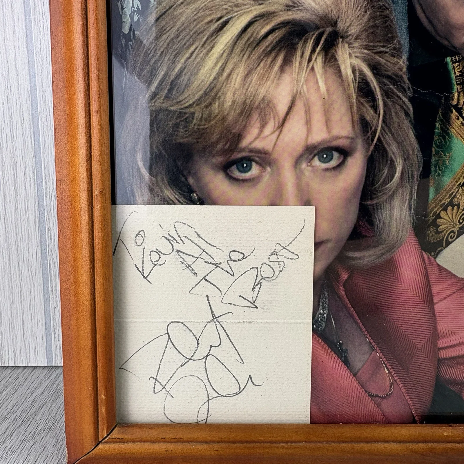 Robert Iler — Framed Sopranos Poster w/ Autographed Personalized Note From Robert Iler 20”x17”, image 3