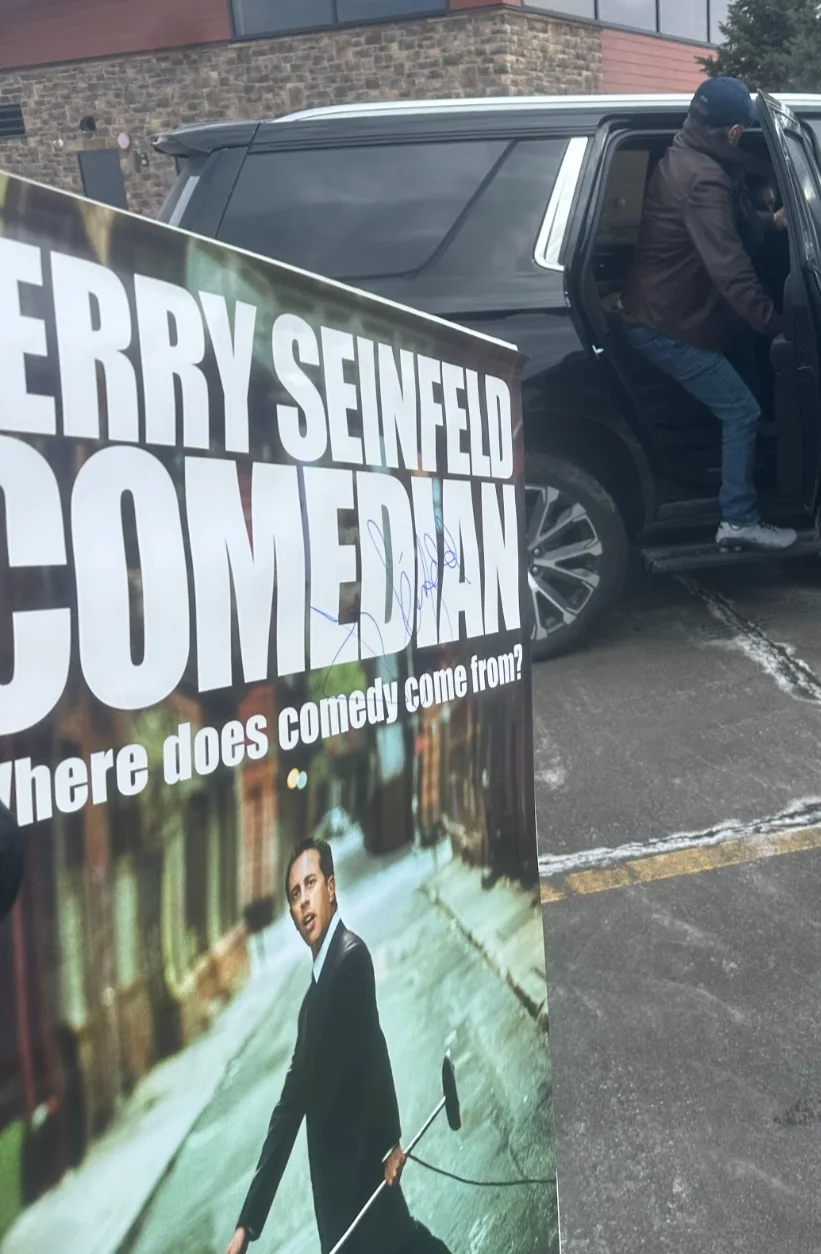 Jerry Seinfeld Autographed Movie Poster 27x40 Where Does Comedy Come From PROOF, изображение 3