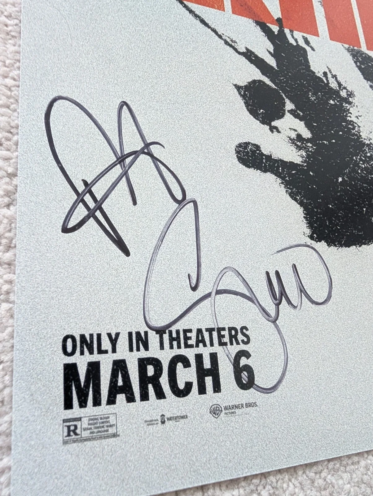 Peter Sarsgaard Signed The Bride 15x10 Exact Video Proof, image 3